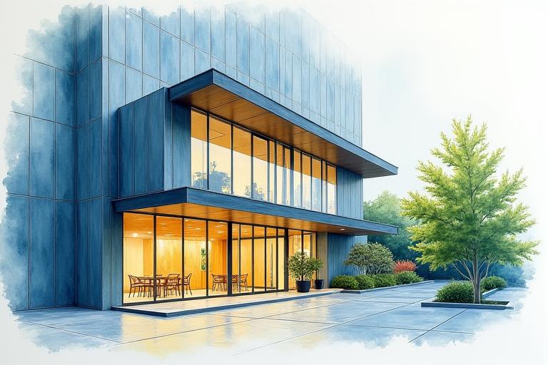 Acuarela arquitectónica